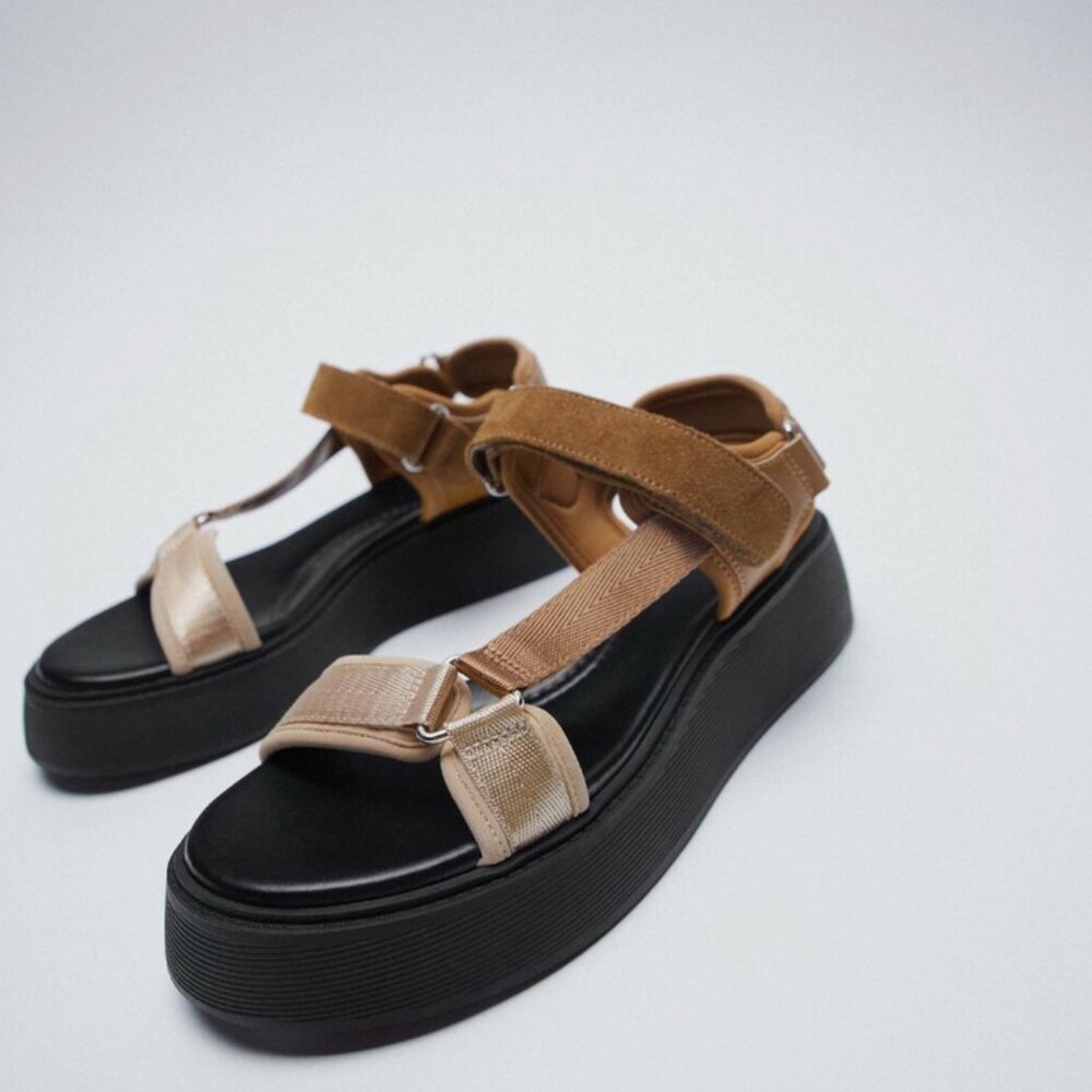 Zara Strappy Sandal - Picture 4 of 9